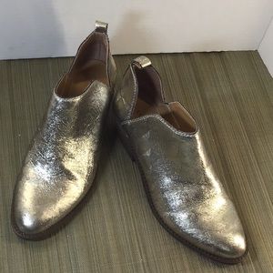 Snazzy Gold Lucky Brand Booties, Size 6.5